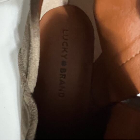 Lucky Brand Suede Brekke Ankle Bootie Size 12 - Picture 8 of 9
